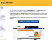 Tablet Screenshot of destocknet.com